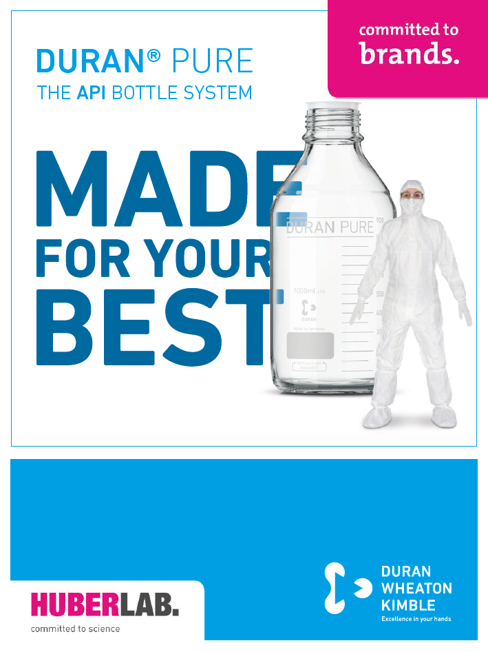 Product flyer Duran Pure the API Bottle System